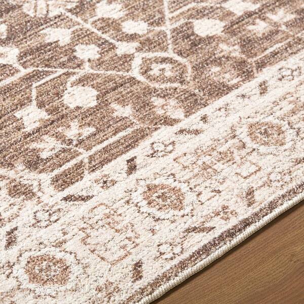 Livabliss Nabela Noor Home Asha Oatmeal Traditional Area Rug, 9 ft