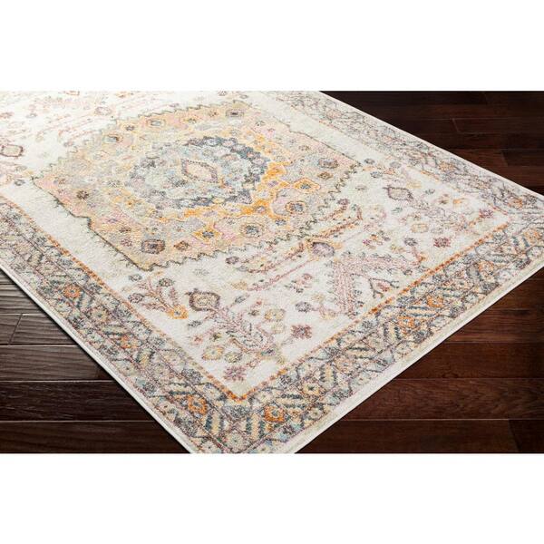 2'6 x 7'10 Artistic Weavers Massimo Traditional Center Medallion Area Rug Denim/Ivory 2'6 x 7'10 Artistic Weavers Massimo Traditional Center Medallion Area Rug Denim/Ivory