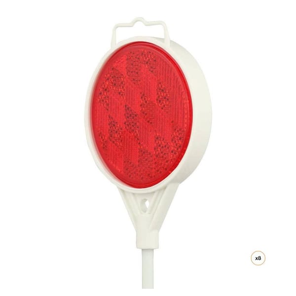 48 in. Driveway Marker Red (8-Count)
