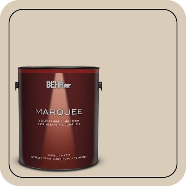 BEHR MARQUEE 1 gal. #MQ2-27 Studio Clay One-Coat Hide Matte Interior Paint & Primer