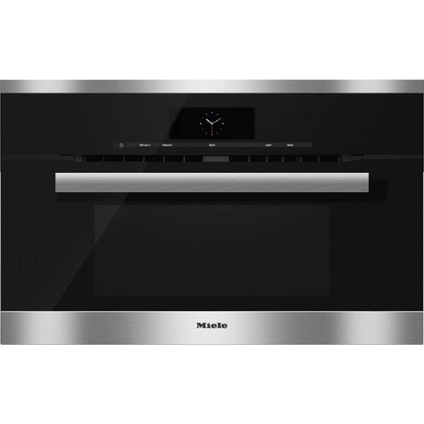Miele 30 in. Electric M-Touch Pure Line Speed Wall Oven with Built-in Microwave in Stainless Steel