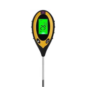 4 In 1 - LCD Digital PH Tester Soil Water Moisture Light Temperature Test Meter