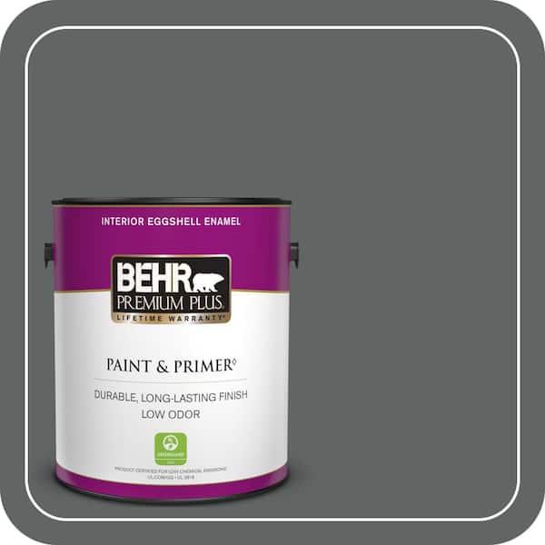 BEHR PREMIUM PLUS 1 gal. Home Decorators Collection #HDC-MD-28 Cordite Eggshell Enamel Low Odor Interior Paint & Primer