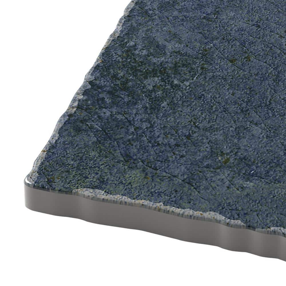 Vandalay Polished Blue 3x12 Subway Tile for Wall and Bath