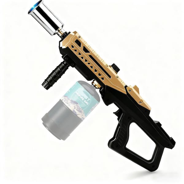 Powerful Adjustable Propane Torch Gun for BBQ Camping Charcoal Lighting Fire Starting 800,000BTU Flamethrower