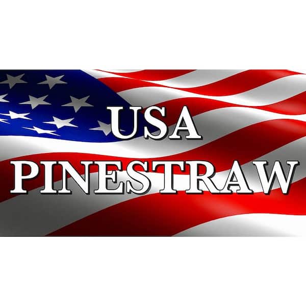 USA PINESTRAW Box of 160 Sq.ft. Long Needle Pine Straw Mulch  HD-88-3EQ8-R75E - The Home Depot