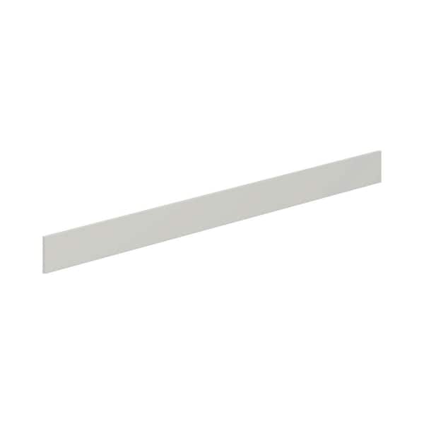 Galveston 6 in. W x 96 in. H Cabinet Filler in Light Grey