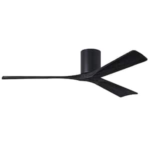 Irene-3H 60 in. Indoor/Outdoor Matte Black Ceiling Fan