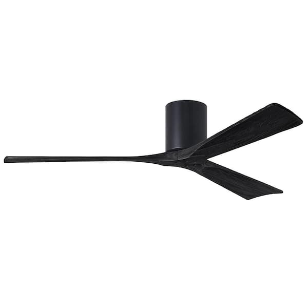 Matthews Fan Company Irene-3H 60 in. Indoor/Outdoor Matte Black Ceiling Fan