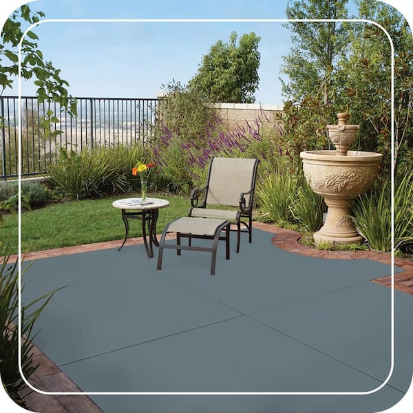 BEHR PREMIUM 1 gal. #PFC-54 Blue Tundra Solid Color Flat Interior