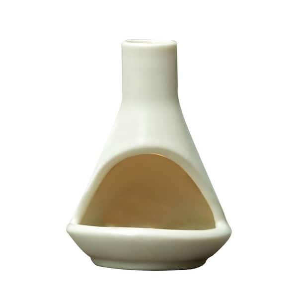 Ceramic Mini Chiminea Holder for Palo Santo, Incense, Candles, and Matches