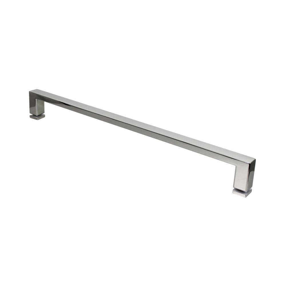 Frederick 59" Polished Chrome Semi-Frameless Sliding Shower Door