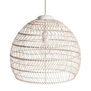 Martin 1-Light Rattan Pendant Light