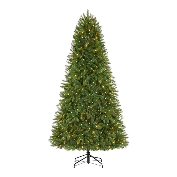 Home Accents Holiday 7.5 ft Redvale Pine LED Christmas Tree