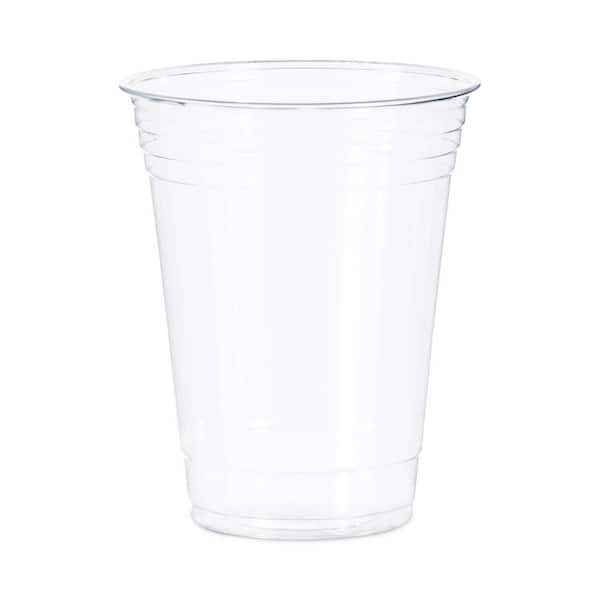 DART 16 oz. PET Ultra Clear Cups, Squat (50/Bag, 1000/Carton)