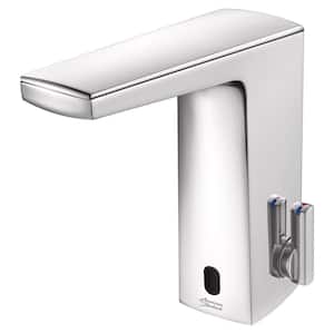 Paradigm Battery Powered Single Hole Touchless Bathroom Faucet with Above-Deck Mixing 0.5 GPM in Polished Chrome