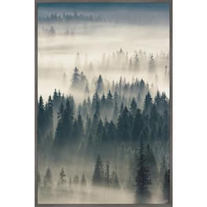 "Come to the Woods" by Marmont Hill Floater Framed Canvas Nature Art Print 45 in. x 30 in.