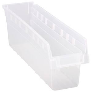 Store-More Shelf 8 in. 2.8-Gal. Storage Tote in Clear (20-Pack)