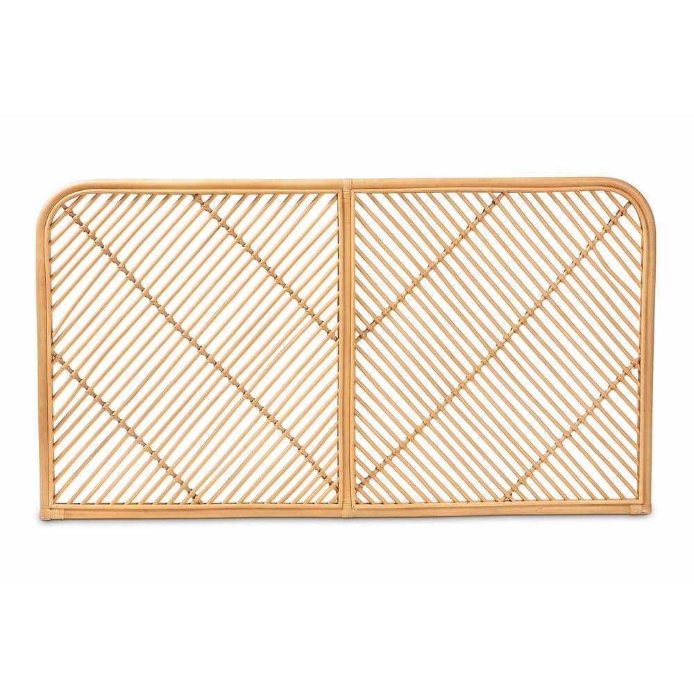 Sakina Brown Natural Rattan Queen Size Headboard price history on PriceWatchPro