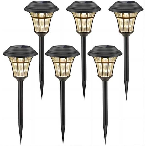 Cubilan 8 Lumens Solar Garden Lights Solar Landscape Lights Solar Pathway Lights Outdoor, (6-Pack)