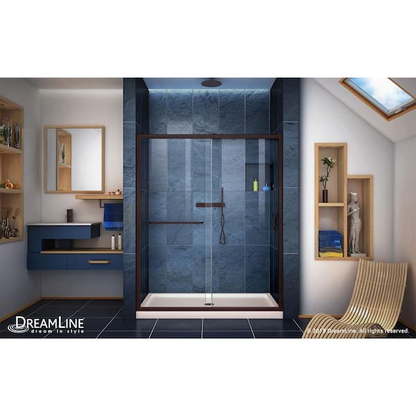 DreamLine Infinity-Z 32 in. x 54 in. Semi-Frameless Sliding Shower