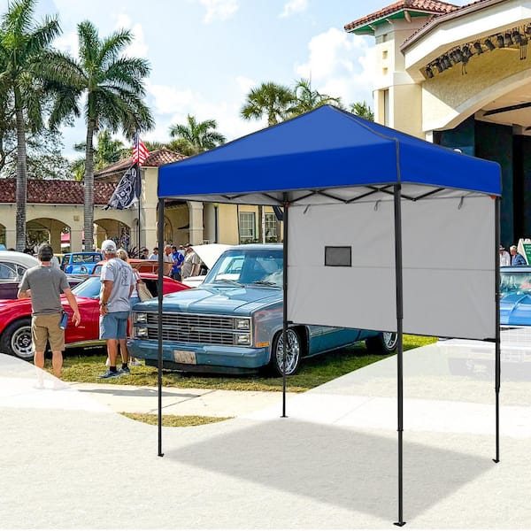 EAGLE PEAK 6 ft. x 4 ft. Instant Pop Up Canopy with Sun Wall