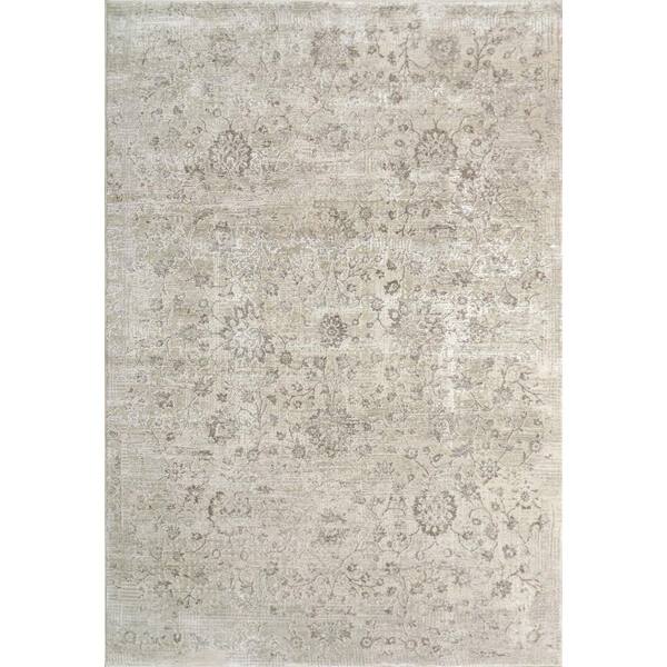 Dynamic Rugs Renaissance 3 ft. 11 in. X 5 ft. 7 in. Ivory/Grey Oriental Indoor/Outdoor Area Rug