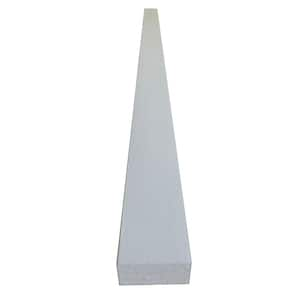 1 in. x 2 in. x 8 ft. Primed Fin Trim Board