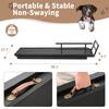BOZTIY 5-Adjustable Height Dog Ramp Folding Pet Ramp Dog Ramp for Small, Large Dogs and Cats Pet Ramp 16-28 in. H K16ZLQSK3-8GALH