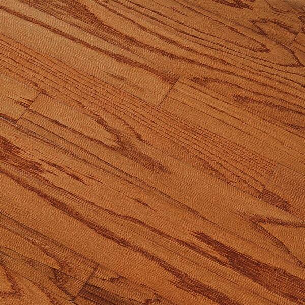 Bruce Oak Gunstock 3/8 in. Thick x 3 in. Wide x Varying Length Engineered Hardwood Flooring (25 sq. ft. / case)