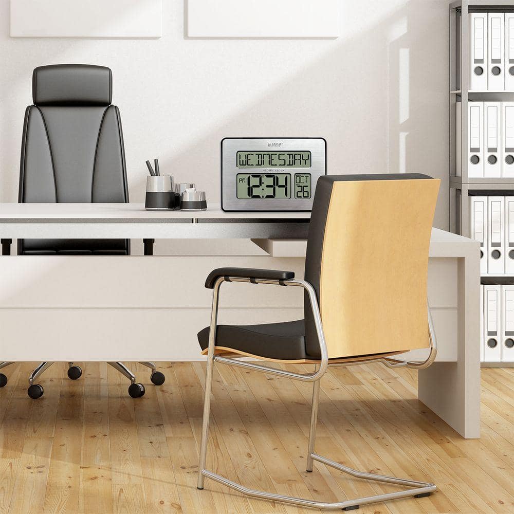 La Crosse Technology Atomic Full Calendar Digital Clock with Extra