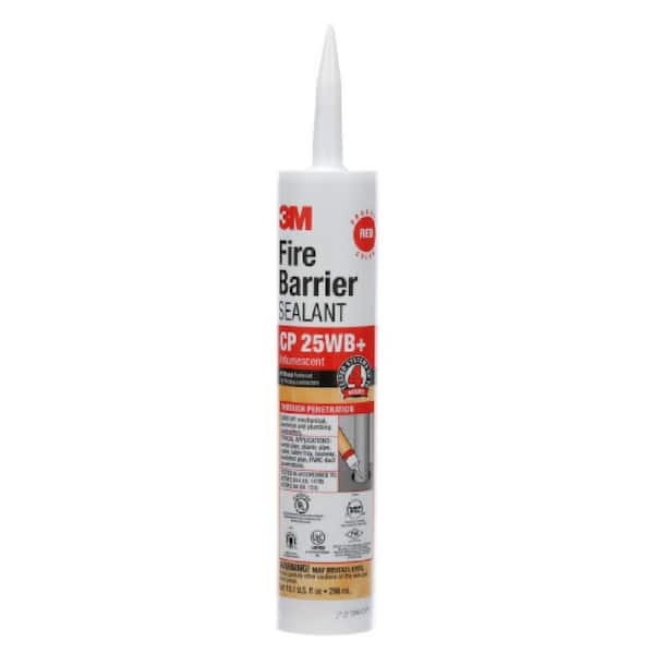 10.1 fl. oz. Red Fire-Barrier Sealant Caulk CP 25WB Plus (Case of 12)