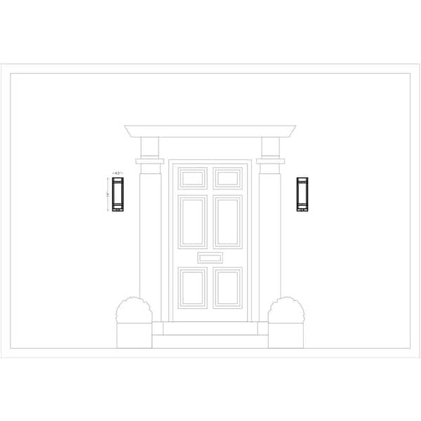 Generation Lighting - Alban Small 1-Light Satin Aluminum Outdoor Wall Mount Cylinder