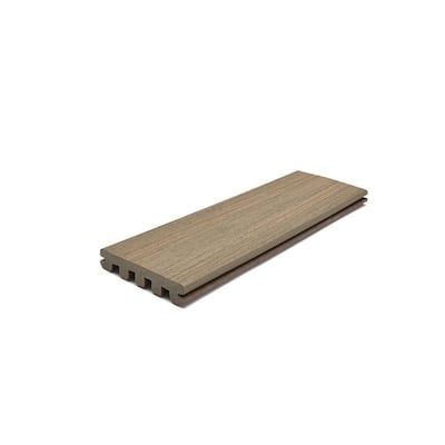 Trex Enhance Naturals 1 in. x 6 in. x 16 ft. Honey Grove Grooved Edge Composite Deck Board HY010616E2G01