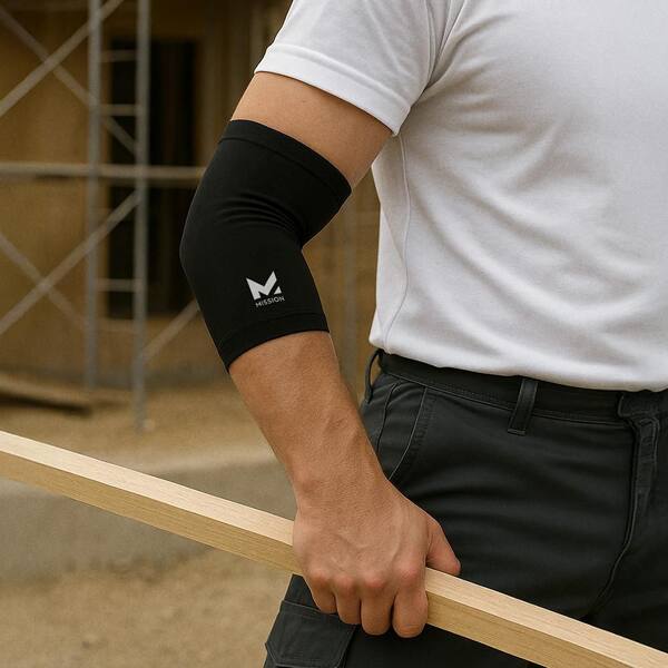Mission Quick Dry Cooling Compression Elbow Sleeve Black 5585