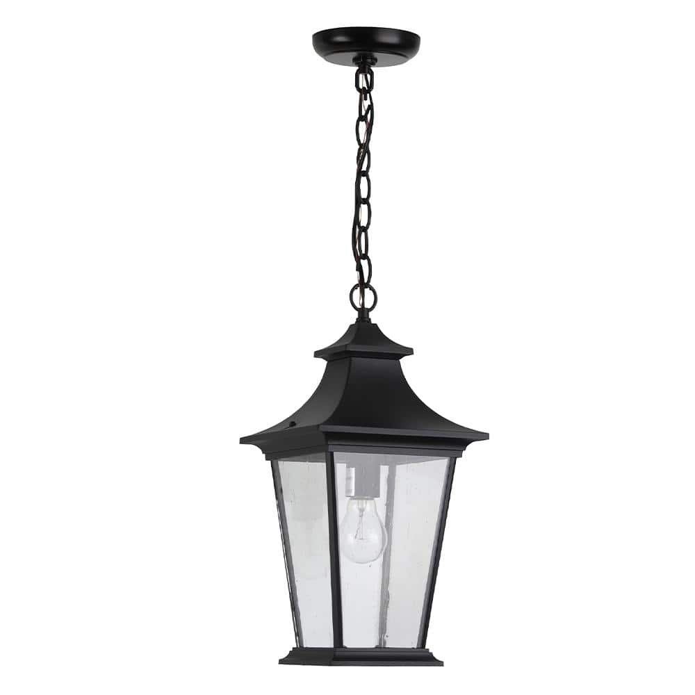 Jasmine Black Dusk to Dawn Outdoor Hardwired Lantern Sconce PTELH006 ...