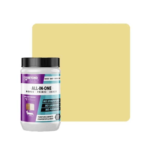 BEYOND PAINT 1 qt. Buttercream Cabinets, Countertops, Furniture and More Multi-Surface All-in-One Interior/Exterior Refinishing Paint