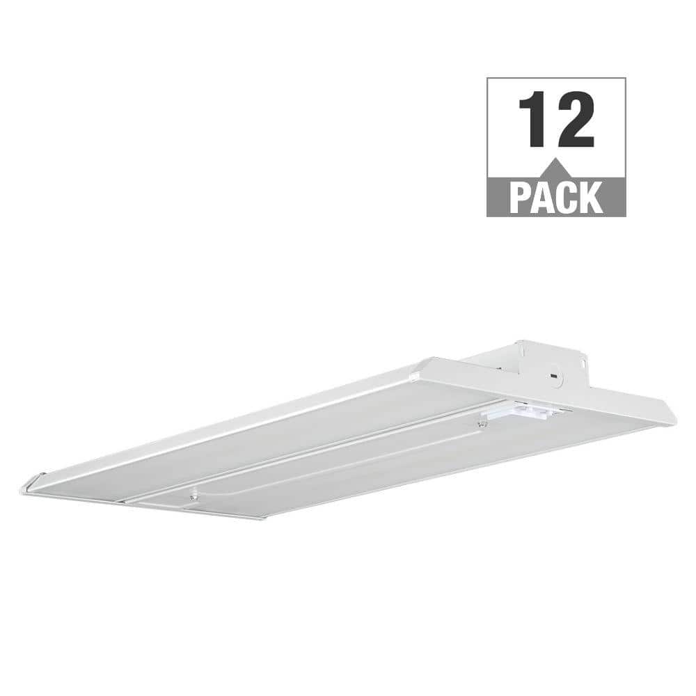 12-Pack 2 ft. 400-Watt Equivalent Motion Sensor LED White High Bay Light 5000K Daylight 18,000LM Adjustable Hold Times price history on PriceWatchPro