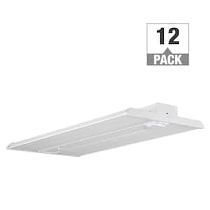 2 ft. 400W Equivalent Motion Sensing 18,000 Lumens Integrated LED White High Bay Light 120-277v 5000K Daylight (12-Pack)