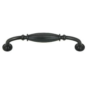 French Country 5 in. Center-to-Center Oil Rubbed Bronze Cabinet Pull