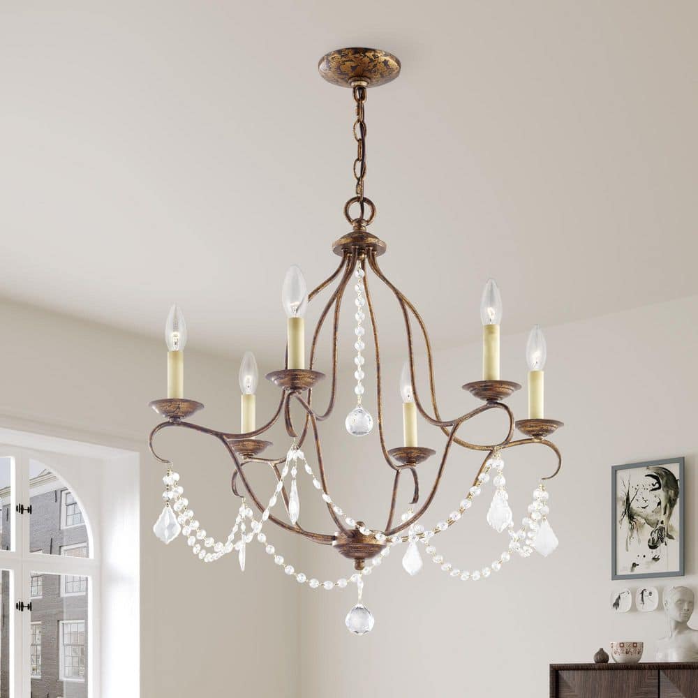 AVIANCE LIGHTING Langdon 6 Light Venetian Golden Bronze