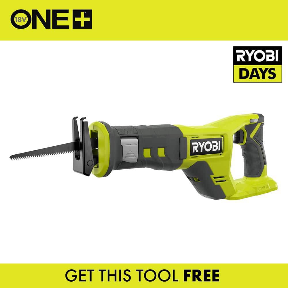 RYOBI ONE+ 18V Cordless Reciprocating Saw (Tool Only) PCL515B - The Home Depot