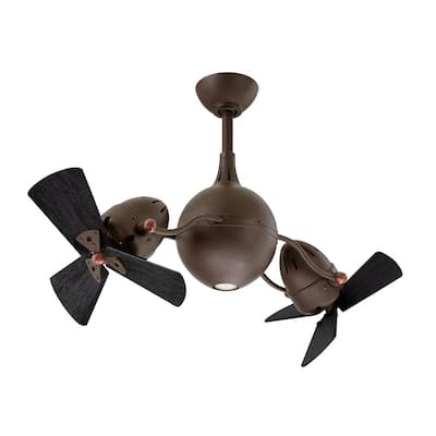 Dual Ceiling Fans With Lights, Double Oscillating Ceiling Fan