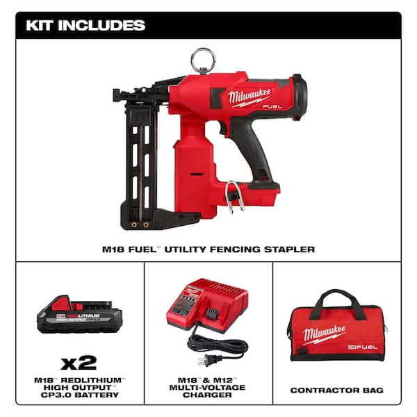 Home Depot Milwaukee Cordless Stapler M18 Milwaukee M18 FUEL 18