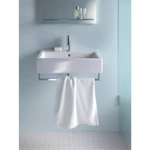 Vero 6.5 in. Wall-Mounted Rectangular Bathroom Sink in White
