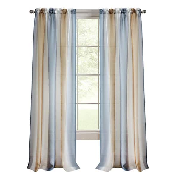 Shannon Semi Sheer Grommet Curtain Panel