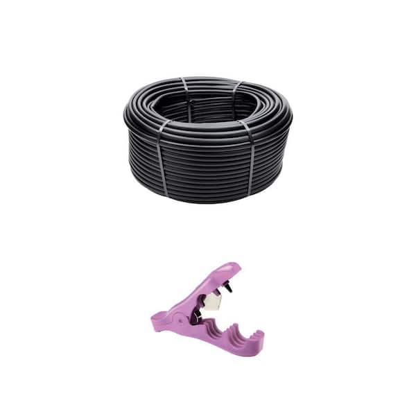 1/2 in. (0.70 in. O.D.) x 500 ft. Drip Irrigation Tubing and Drip Tubing Cutter/Hole Punch Tool Combo