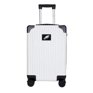 Philadelphia Eagles premium 2-Toned 21" Carry-On Hardcase in White