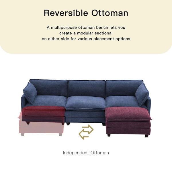 FLANEL SOFA ネイビー オットマン PIVO STOOL ピヴォスツール FLANNEL SOFA フランネルソファ