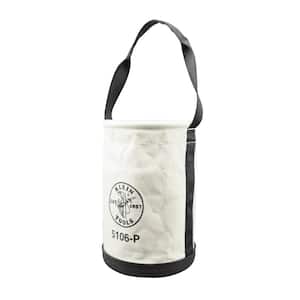 9 in. Straight-Wall Tool Bucket with Inside Pockets